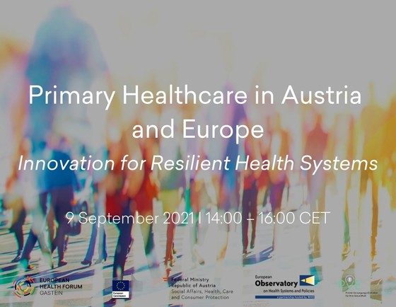 International Conference on Primary Healthcare in Austria and Europe: Innovation for Resilient Health Systems