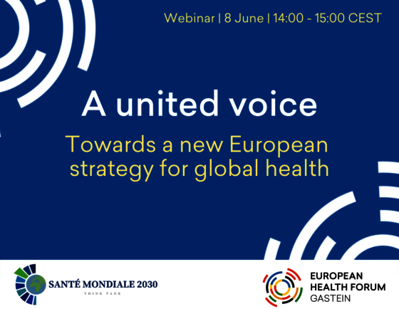 A united voice: towards a new European strategy for global health