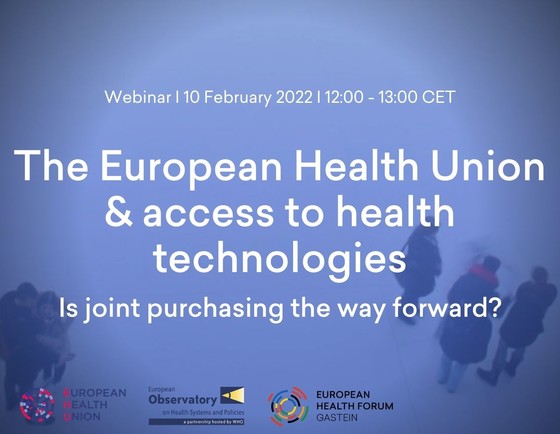 The European Health Union & access to health technologies: is joint purchasing the way forward?